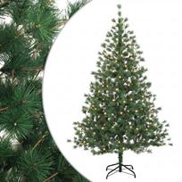 Dirbtinė Sulankstoma Kalėdų Eglutė 240 cm 300 LED Šilta balta