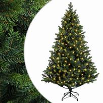 Dirbtinė Sulankstoma Kalėdų Eglutė 210 cm 300 LED Šilta balta