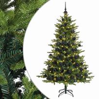 Dirbtinė Kalėdų eglutė su burbulais 240 cm 300 LED Šilta balta