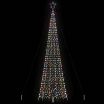 LED Kalėdų eglutė su smaigaliais 1534 LED Spalvingi 500 cm