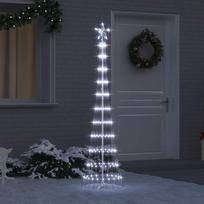 LED Kalėdų medis Šalta balta 190 cm metalas