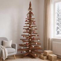 Medinė Kalėdų eglutė KOTKA 210 cm Pušies medienos masyvas