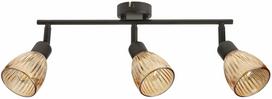 Šviestuvas lubų Candellux Lighting Amcos 93-39200, E14, 3 x 40 W, gintaro sp. / juoda sp.