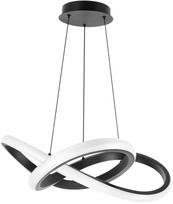 Šviestuvas lubų Candellux Lighting Weave 31-54111, LED, 3000 - 6000 °K, 1 x 28 W, balta sp. / juoda sp.