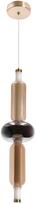 Šviestuvas lubų Candellux Lighting Kelly 31-54531, LED, 2700 °K, 1 x 8 W, gintaro sp. / aukso sp.