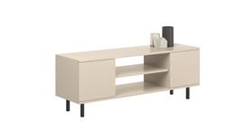 TV staliukas su juodomis metalinėmis kojelėmis KOBI FOCUS 155 cm Kašmyras