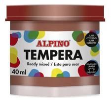 Guašas (tempera) ALPINO 40ml rudas, GAKAPV1ADM01020801