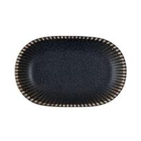 Lėkštė ovali RECKLESS Anthracite 33x21 cm