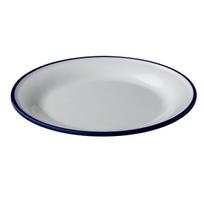 Lėkštė MELAMINO BALTA MĖLYNA 22 cm
