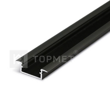 LED juostos profilis BEGTIN12 J/S Juodai anoduotas 3m