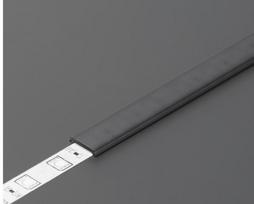 LED juostos profilio dangtelis C2 CLICK Juodas 3m
