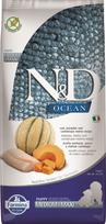 Sausas pašaras šunų jaunikliams Farmina N&D Ocean Puppy Medium Maxi su menke, 12 kg