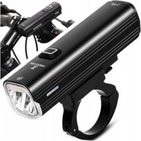 Dviračio LED žibintų rinkinys, priekinis ir galinis, įkraunamas USB