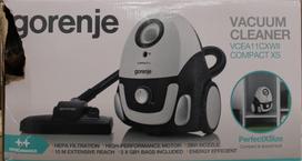 SALE OUT. | Gorenje | Vacuum cleaner | VCEA11CXWII | Bagged | 750 W | Operating radius 15 m | White | Warranty 24 month(s) | DAM