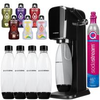 Sodastream Art gazavimo aparatas su 3 buteliais ir skonių rinkiniu