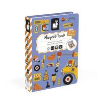 Janod Magnetibook statybų aikštelė 3+ magnetiniai dėlionės
