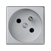 Simon Connect K45 elektros lizdas, aliuminio, 16a/230v
