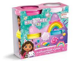 Kūrybinis rinkinys vaikams su 4 plastilino masėmis