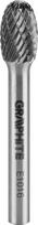 Frezas metalui ovalus 10x16mm Graphite 55h365
