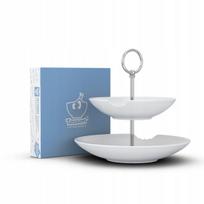 Dvipakopė torto lėkštė 18 ir 24 cm