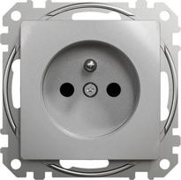 Schneider Electric sedna Design & Elements SDD113012 elektros rozetė, 16A, 2P+E, sidabrinė