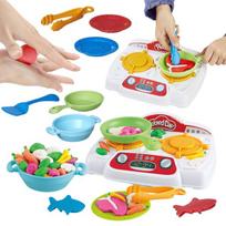 Kūrybinis plastilino rinkinys su virtuvėle vaikams