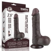 Varpos imitatorius Lovetoy Sliding Skin Dual Layer Dong, juodas