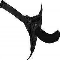 Strap-on Dildas - Plonas Silikoninis, Analinis, Vagininis