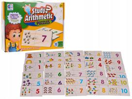 Edukacinė matematikos dėlionė vaikams: skaičiuoti