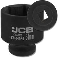 Jcb smūginė galvutė JCB-44534, 34mm, 1/2DR, CrMo, vidinis šešiakampis, kvadratas su anga, 1 vnt.