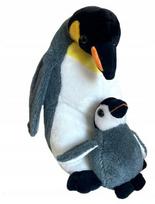 Beppe pliušinis žaislas Pingvinas su vaiku, 20 cm