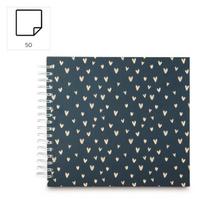 USB laikmena nieznany producent nežinomas gamintojas ALBUMAS MEILĖ 28x24 cm, 50 vnt., mėlynas