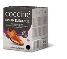 Coccine Cream Elegance juodos spalvos batų kremas su aplikatoriumi