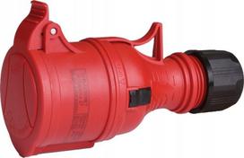 Elektromet Gpp16/4 16a 4p Ip44 raudonas kištukinis lizdas