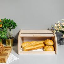 Creative Home medinė duonos dėžutė