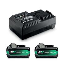 Hikoki Akumuliatorių rinkinys 2x 2,5ah/5,0ah Bsl36a18x + Įkroviklis