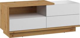TV staliukas Meblocross Hybrid Hyb-20 1D1S, rudas/baltas