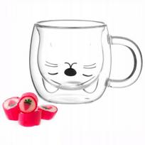 Stiklinė kavai ir arbatai Cappucciono 250 ml Kamille Dvigubas stiklas Kk19