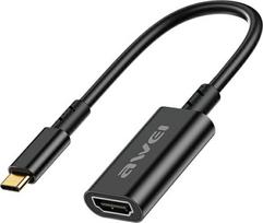 AWEI USB-C HDMI adapteris, skirtas iPhone 12 13 14 15 4K 30Hz greito vaizdo adapteriui