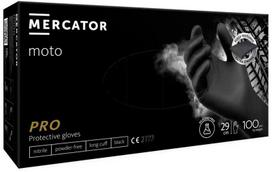 Workshop pirštinės Black Mercator pro Moto Black tvirtos 100 vnt. dydis Xxl