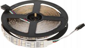 Led juosta 5 m daugiaspalvė rgb 12 v