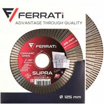 Ferrati Supra 125mm deimantinis diskas 3in1: pjovimui ir šlifavimui