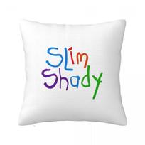 Shady Eminem Kids Square Pillowcase Cushion Cover Pillow Case Throw Pillow Cover for Home Sofa Living Room 12x12Inch black