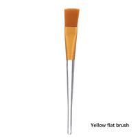 Eye Peel Body Lotion Facial Mask Brush for Applying Sleeping Mask DIY Clay Mask Fan Face Mask Applicator Tools Cosmetic Tools white