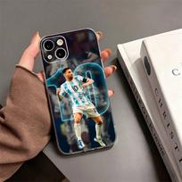 Lionel Messi-Forward  Phone Case For iPhone17,16,15,14,13,12,11 Plus,Pro Max Soft Transparent Cover iPhone16se4 black