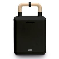 Sandwich maker waffle maker ADE Kitchen, 14×22.5×9.5 cm, black