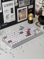MAIMOOO Keycaps Unsent Letter CHERRY FOA PBT Five Sided Thermal Sublimation Personalized Mechanical Keyboard Pink Keycaps vyšnia