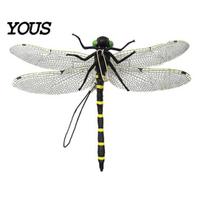 Fake Dragonfly Decoration 1/5/10Pcs Weather-resistant Fly Repellent Simulated PVC Model Indoor Outdoor Garden 3D Ornament Reusable A white