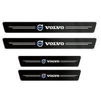 Automobilio durų angokraščių apsauginė juostelė nuo įbrėžimų iš anglies pluošto Lipdukas, skirtas Volvo Xc60 Xc90 V40 V60 S60 V50 V90 S80 C40 XC40 V70 XC70 C30 black