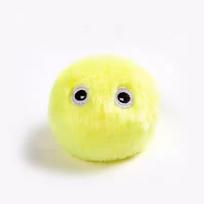 Interactive Ball Smart Cat Toys Plush Electric Catnip Training Toy Kitten Touch Sounding Pet Product Squeak Cat Toys Ball geltona